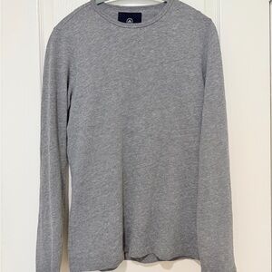 Aether Apparel Women’s Gray Long Sleeve Premium Knit Top Size S